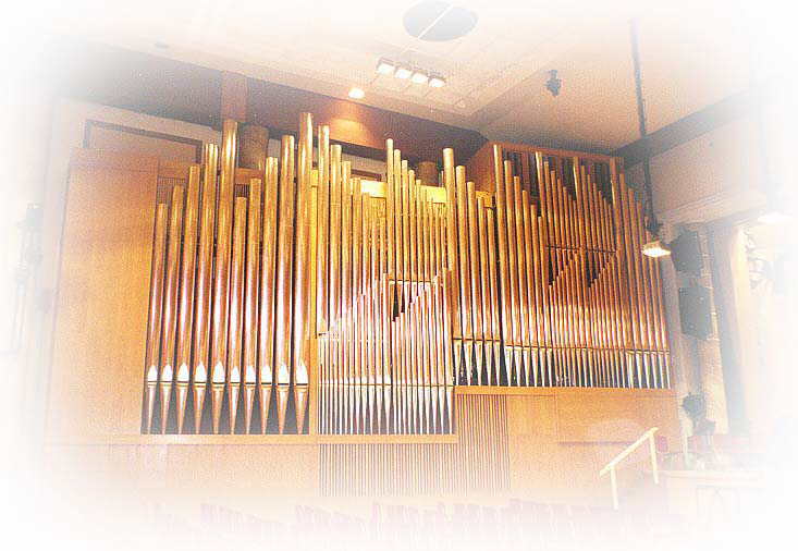 Prospekt varhan Jankovy filharmonie Ostrava